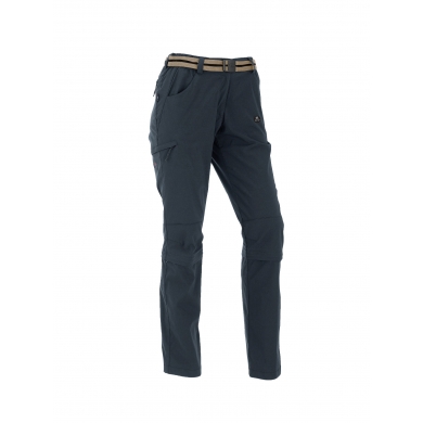 Maul Wall Pants Trail Zipp Off (functional zip-off trousers) long dark blue Women